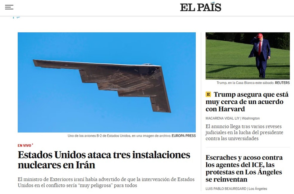 Ataque dos Estados Unidos ao Irã gera repercussão internacional — Foto: Reprodução