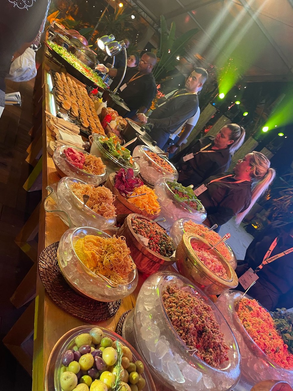 Foto de um dos espaços VIPs do show de Lady Gaga — Foto: Agência O Globo