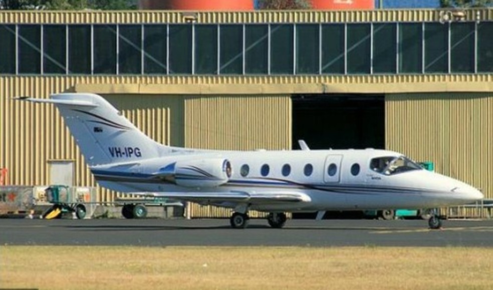 Avião modelo 400A semelhante ao comprado pelo Faraó dos Bitcoins — Foto: Reprodução