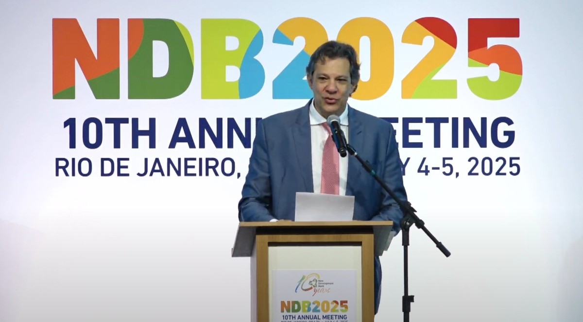 Haddad defende taxação de super-ricos na reunião dos ministros de Finanças do Brics