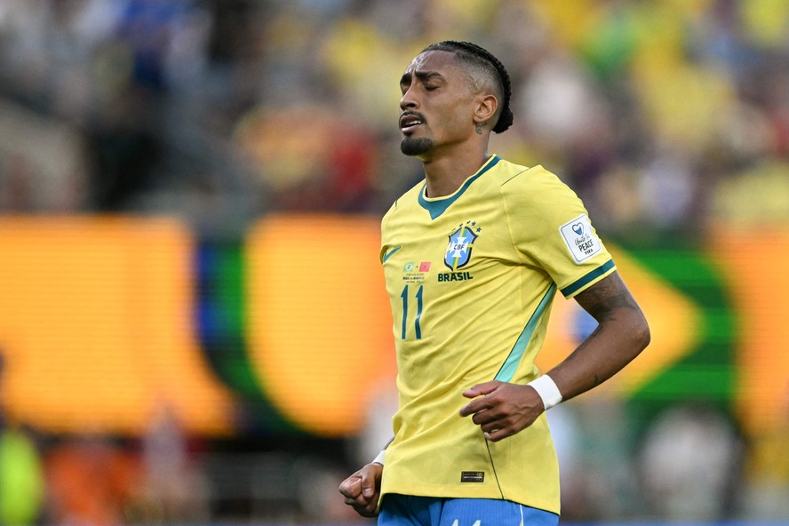 Raphinha vai mal e Brasil só empata com Marrocos