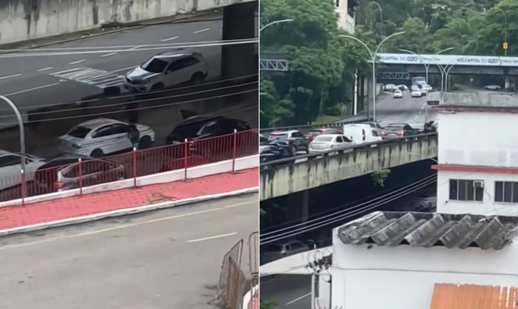 Arrastão e tiroteio assustam motoristas no Rio Comprido