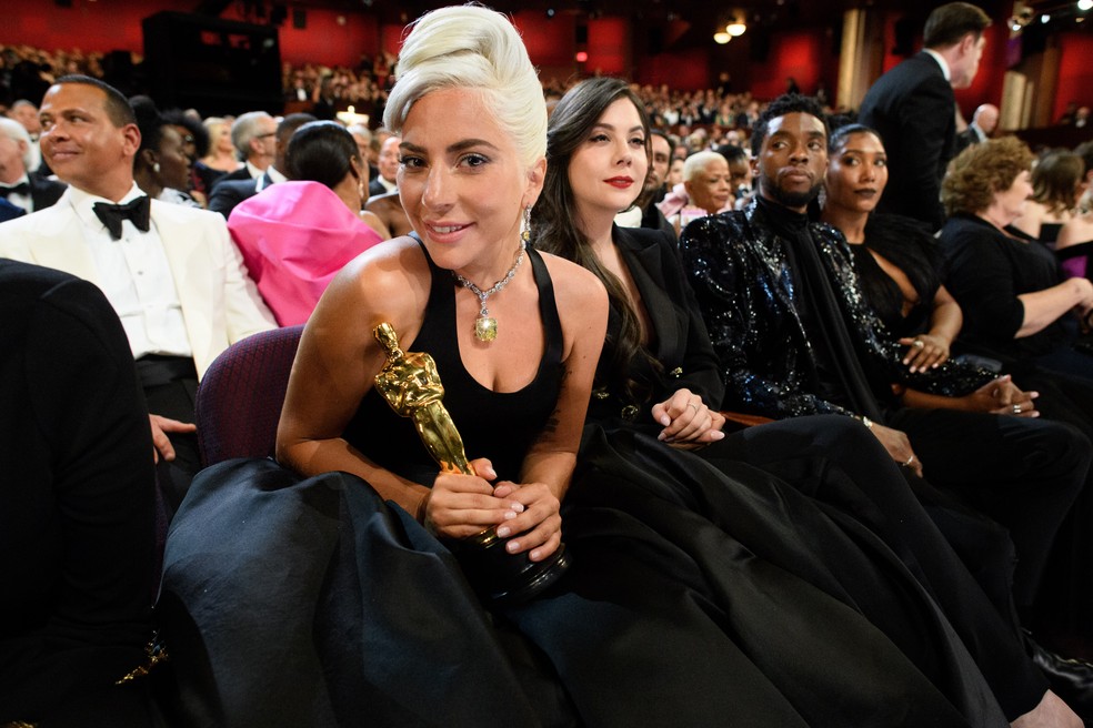 Lady Gaga conquista o Oscar de melhor canção original por "Shallow", da trilha de "Nasce uma estrela" — Foto: Todd Wawrychuk / ©A.M.P.A.S.