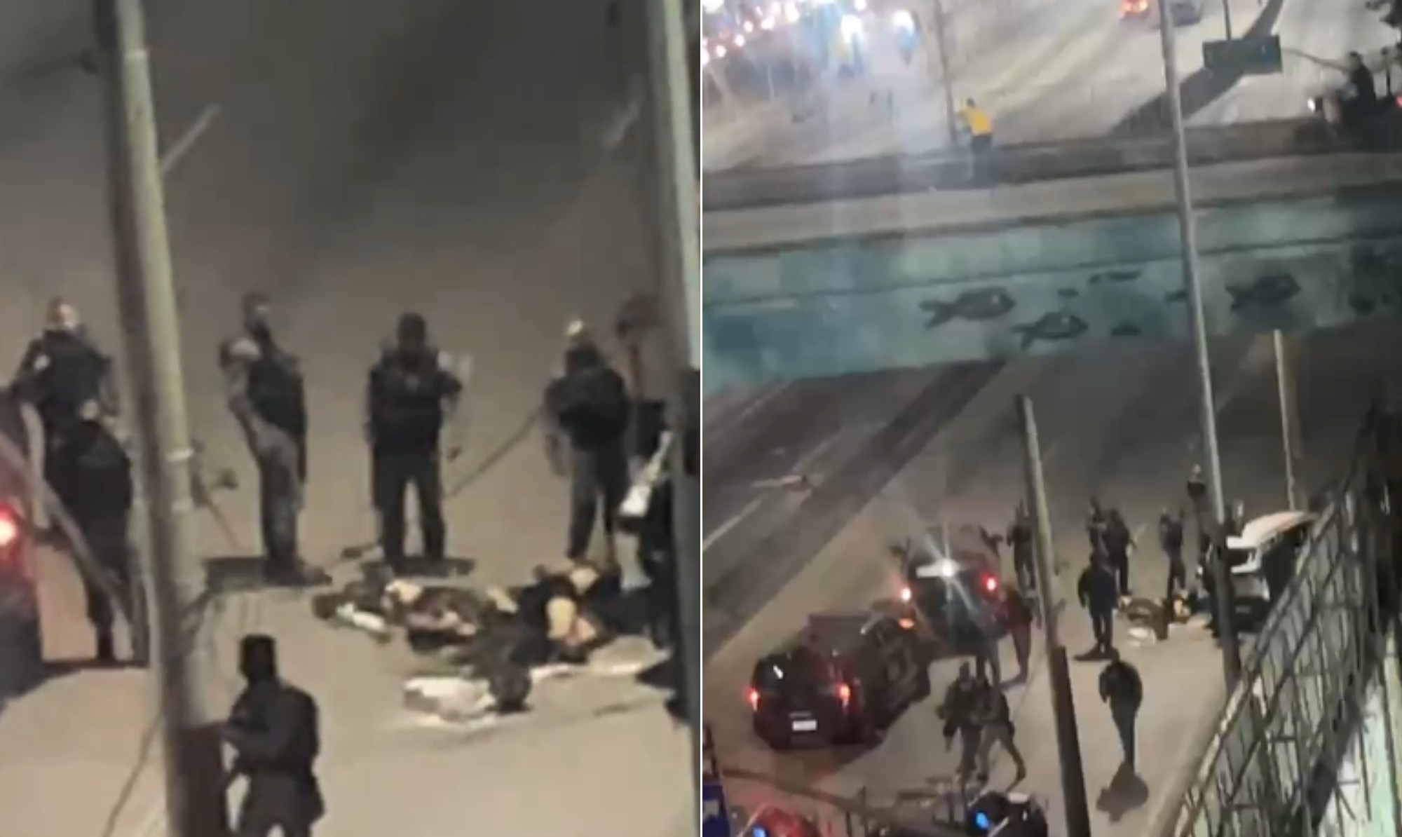 Tiroteio durante perseguição na Avenida Brasil termina com quatro mortos e fuzis apreendidos na altura do Parque União