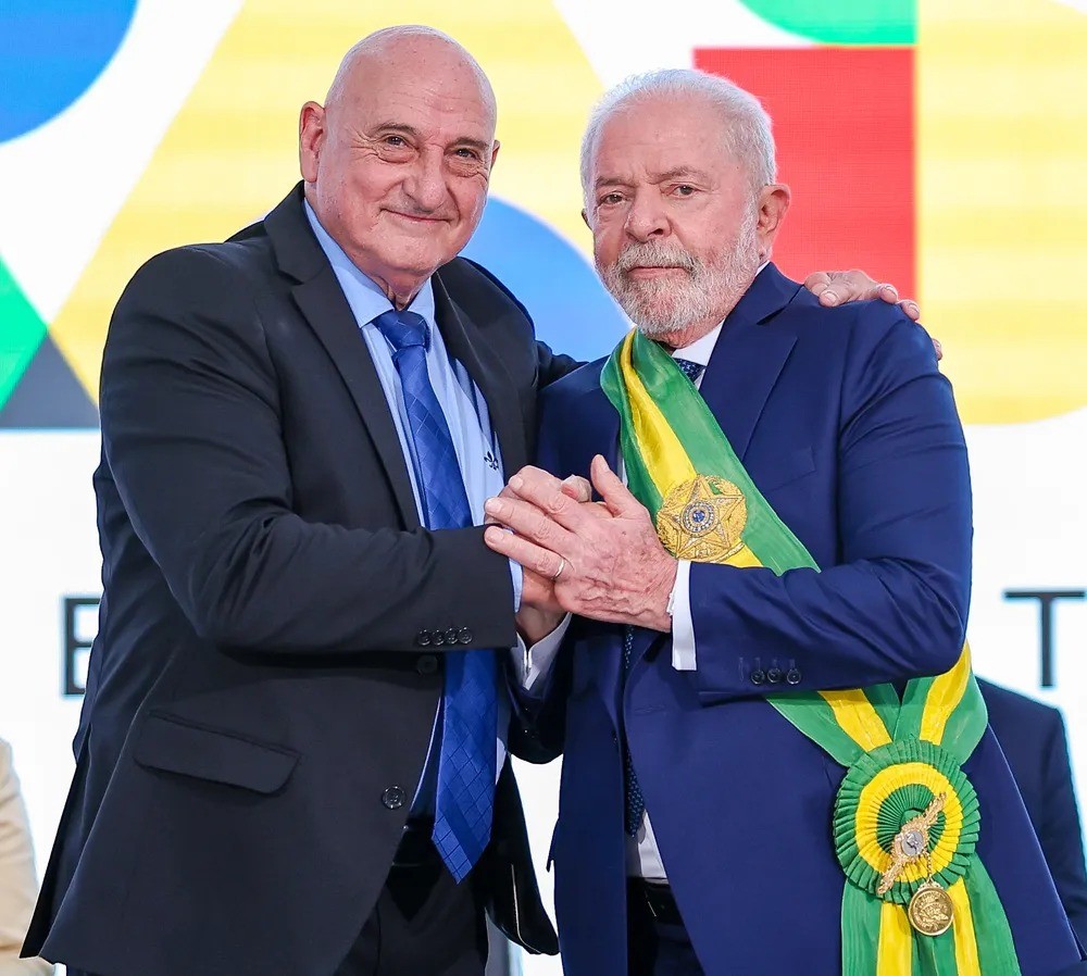 O general Gonçalves Dias, o GDias, e o presidente Luís Inácio Lula da Silva (PT) — Foto: Ricardo Stuckert / PR