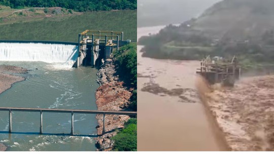 Rio Grande do Sul tem cinco barragens sob risco de colapso e 19 cidades com alerta de evacuação por conta das chuvas