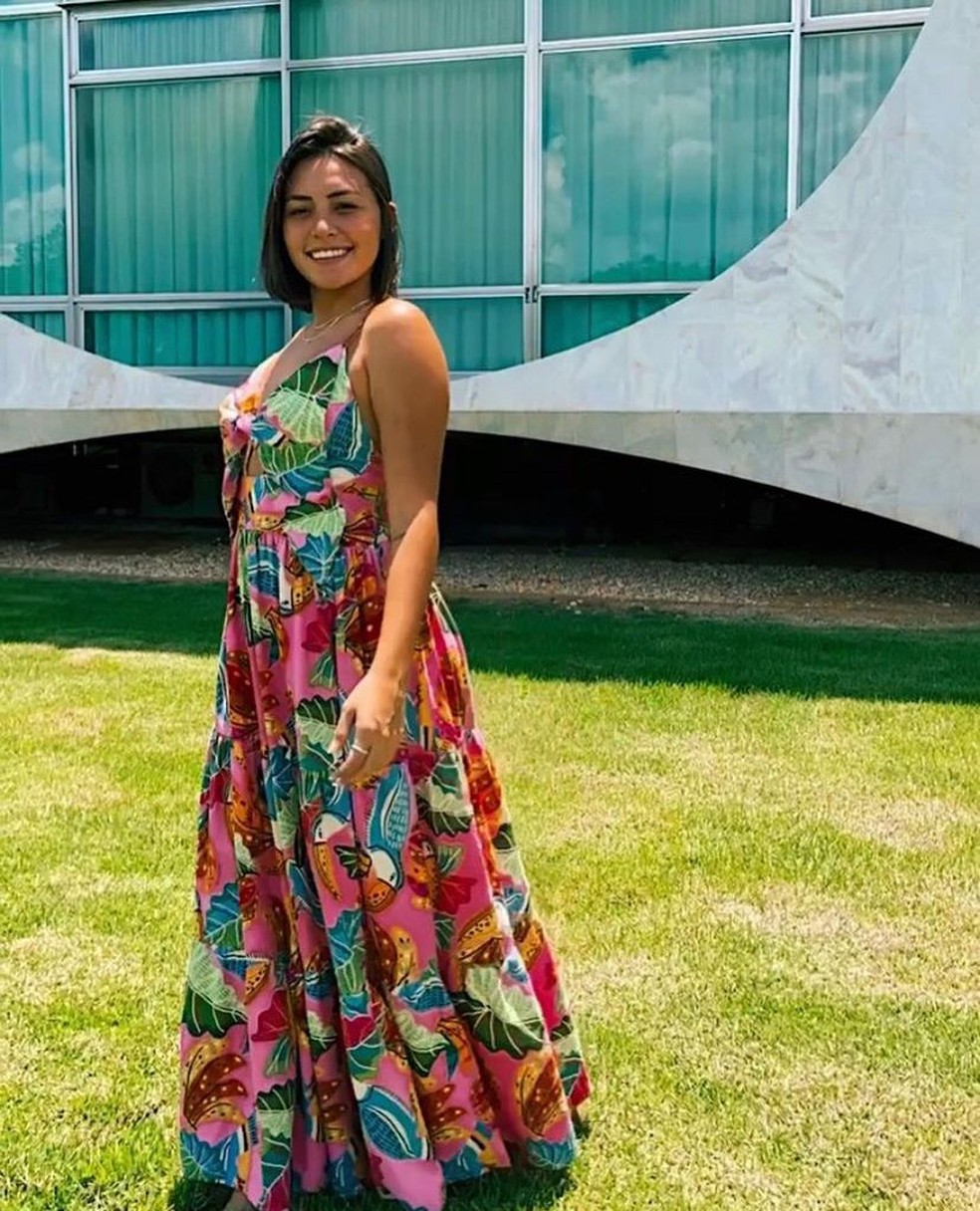 Letícia Firmo da Silva, filha de Michelle Bolsonaro, no aniversário de 19 anos — Foto: Reprodução/Instagram