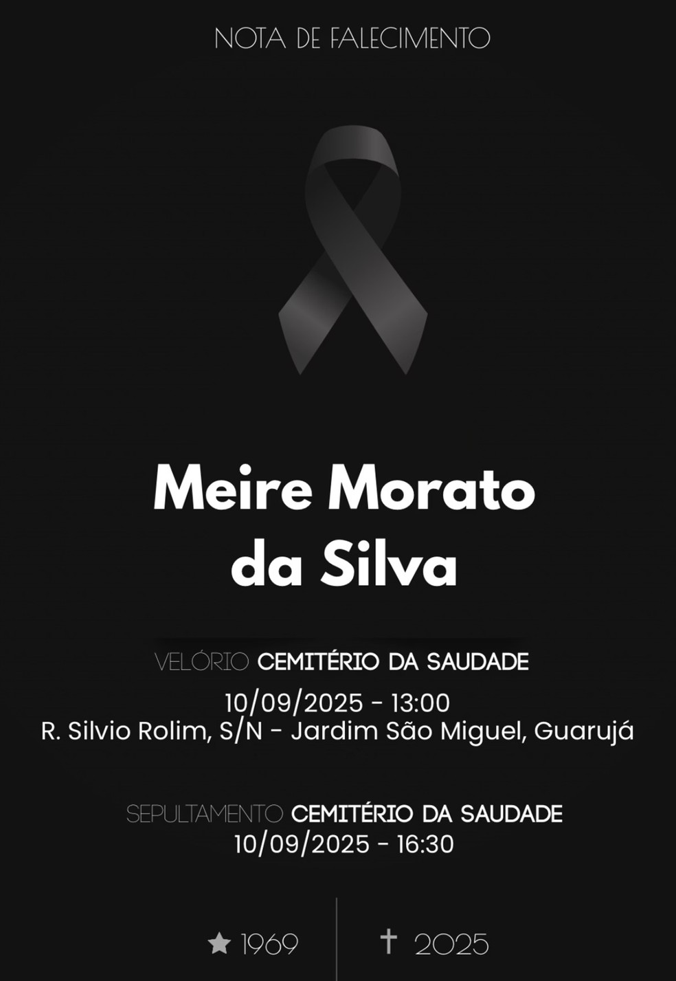 Filho de Péricles, Lucas Morato lamenta morte da mãe, dona Meire — Foto: Reprodução/ Instagram