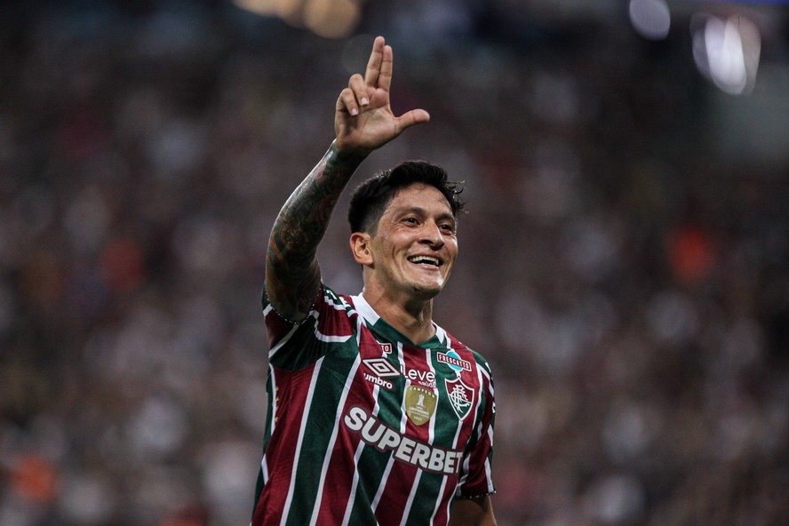 Germán Cano marcou o gol da vitória do Fluminense contra o Colo-Colo