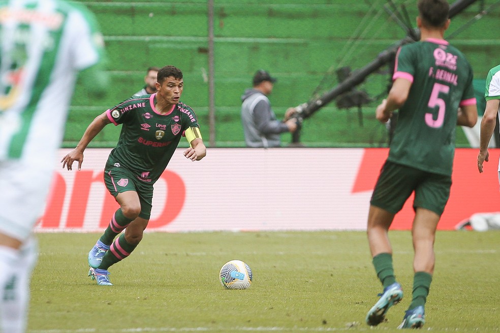 Thiago Silva durante Juventude e Fluminense, pelo Campeonato Brasileiro — Foto: MARCELO GONÇALVES / FLUMINENSE FC