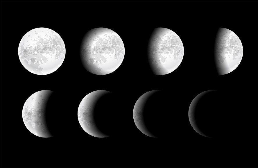 Calendário lunar 2025 veja datas e programe seu ano pelas fases da Lua