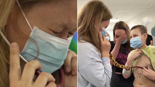 Vídeo: Mãe escuta coração da filha morta em peito de menino transplantado e comove a web 
