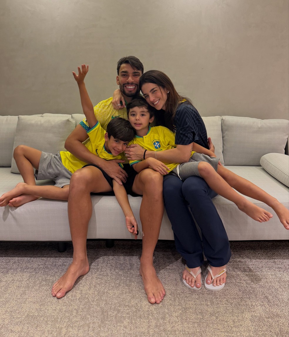 Duda Fournier e Lucas Paquetá se conheceram no Flamengo, logo após o jogador assinar seu primeiro contrato no profissional — Foto: Reprodução