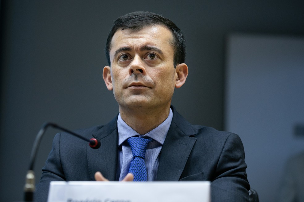 O secretário do Tesouro, Rogério Ceron, é uma outra aposta do mercado para substituir Haddad. secretário tem larga experiência na área pública e fiscal — Foto: Washington Costa/MF