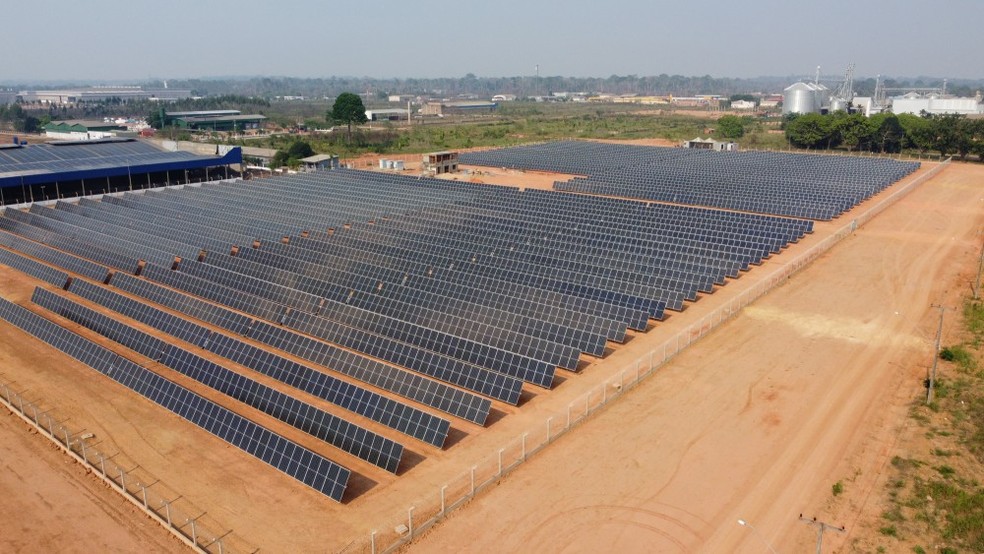 Usina de energia solar em Rondônia - Foto: Edilson Dantas