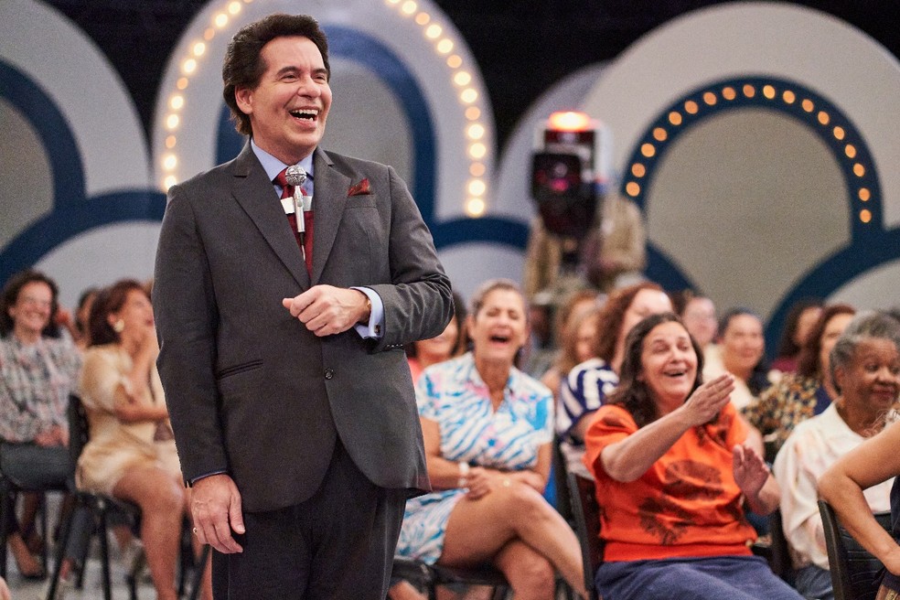 Hassum é Silvio Santos: resistência até ler o roteiro — Foto: Fernando Pastorelli