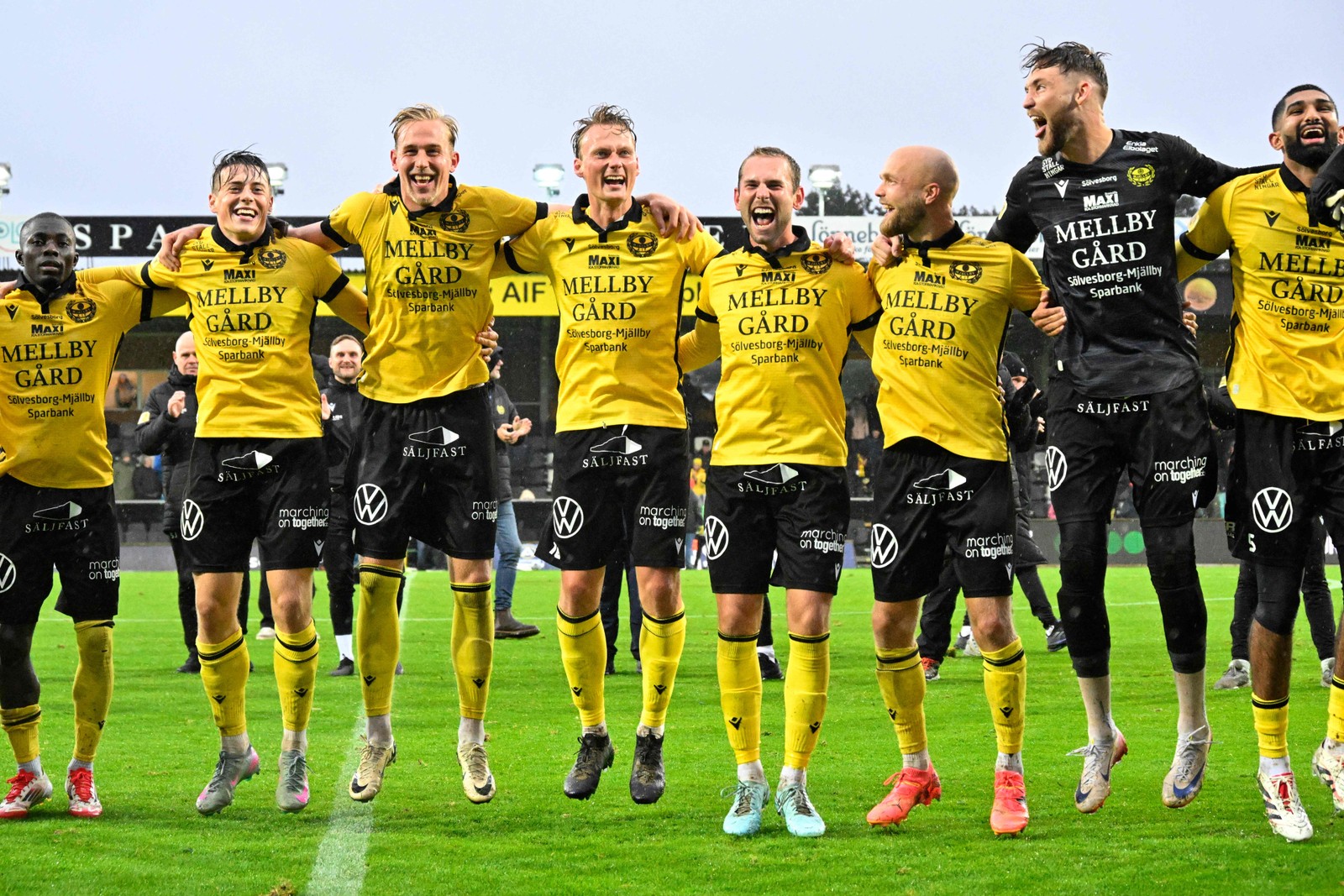 Apesar dessa estabilidade financeira, o clube continua sendo um pequeno Davi na Suécia — Foto: Johan Nilsson/TT News Agency/AFP