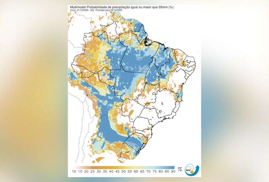 Segunda-feira será de calor intenso e chuva em grande parte do país ...