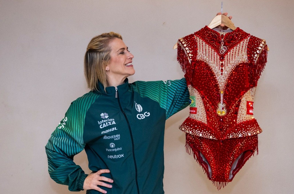 Camila Ferezin e a estilista Thaís Lima são as responsáveis pelos modelos — Foto: MeloGym/CBG