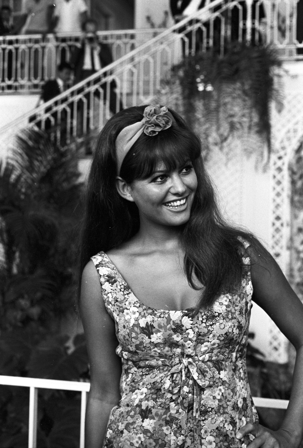 Claudia Cardinale em visita ao Rio de Janeiro, em 1965 — Foto: Arquivo / Agência O Globo
