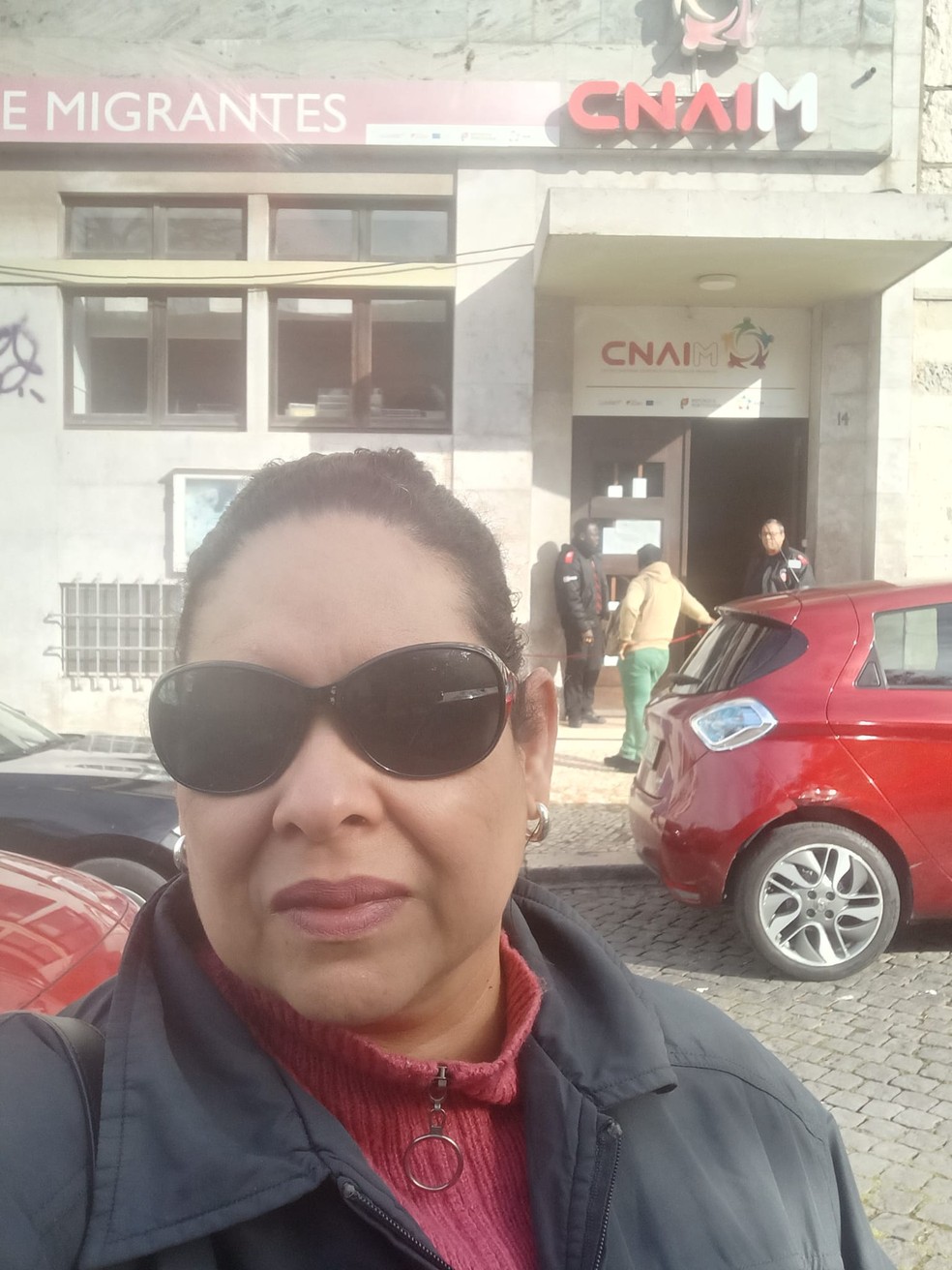 Viviana Mello hoje no centro de apoio a migrantes de Lisboa — Foto: Arquivo pessoal para Portugal Giro