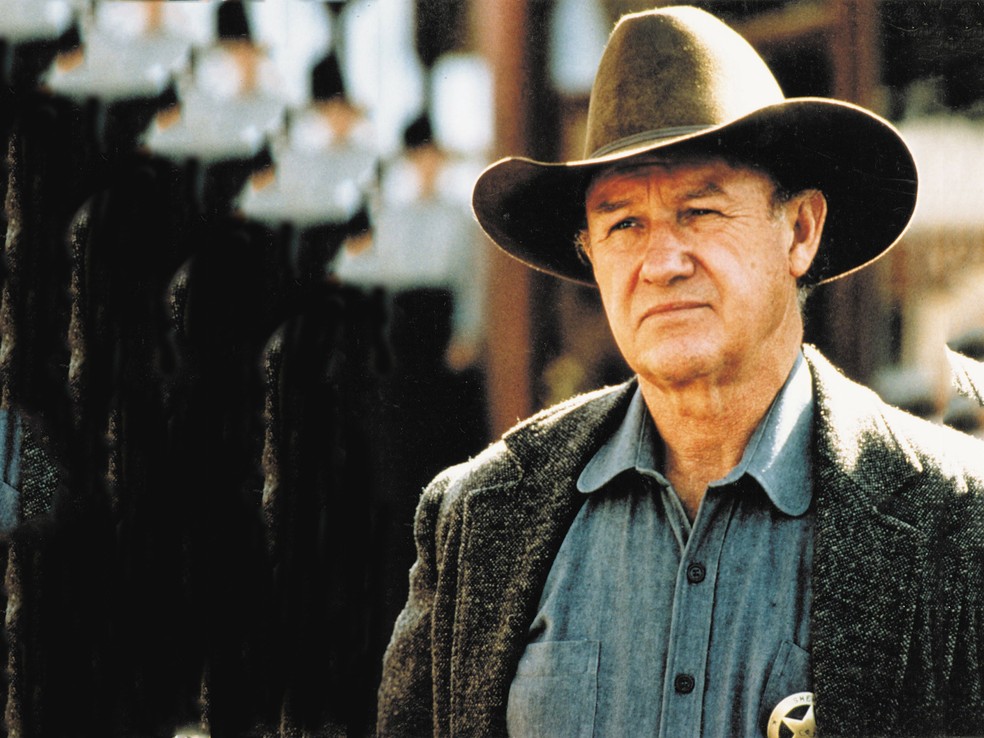 O ator Gene Hackman em cena de 'Os imperdoáveis' (1992) — Foto: Divulgação