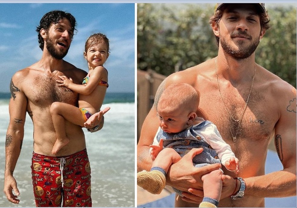 Chay Suede é pai de Maria e de José, de 2 anos e meio e de 11 meses, respectivamente — Foto: Reprodução/Instagram