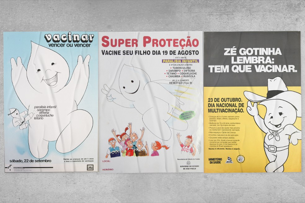 Zé Gotinha se tornou personagem principal das campanhas de vacinação brasileiras. — Foto: Divulgação / Instituto Butantan