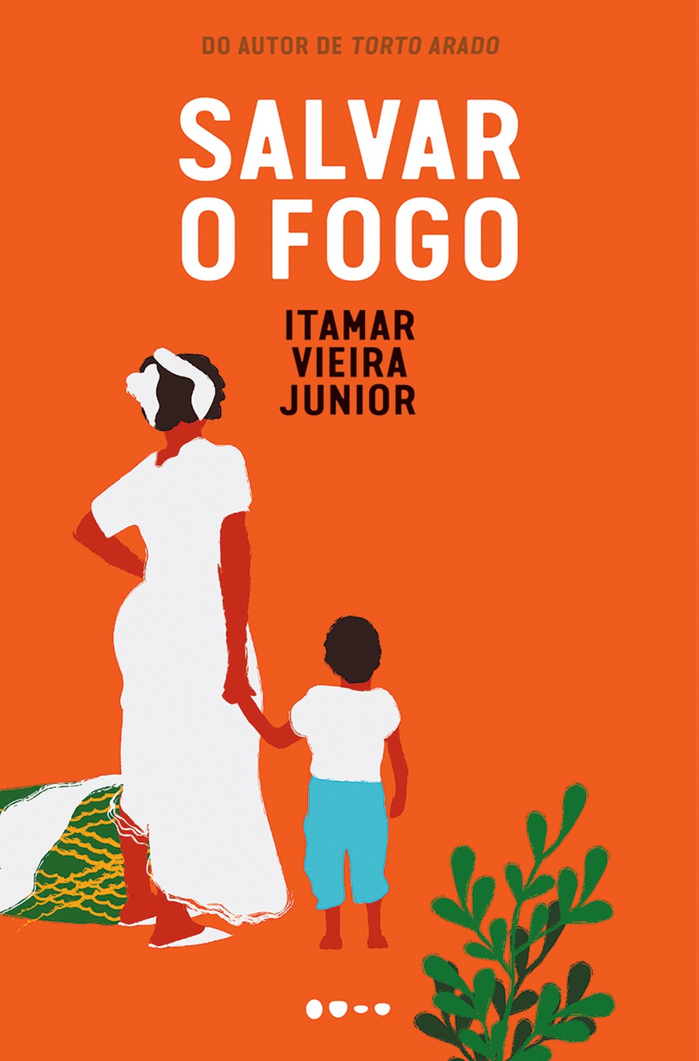 Capa de "Salvar o fogo", novo romance de Itamar Vieira Junior — Foto: Reprodução