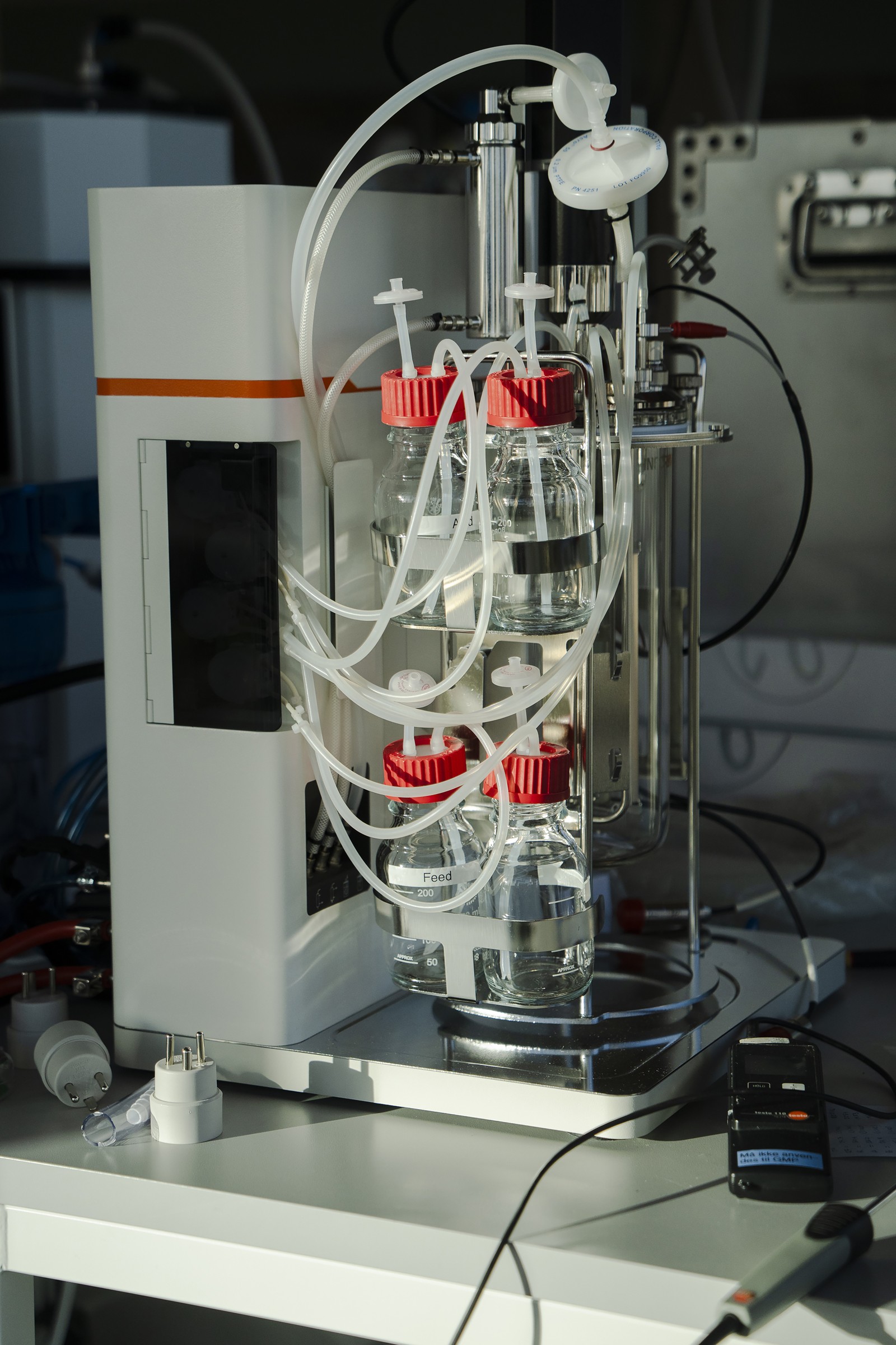 Algumas das Istalações do Laboratório Helix, Financial do Pelação Novo Nordisk, Onde Estudantes de Pósgraduação pompletmsuas suas suas suas teses de Mestrado trabalhando com empresas locais com empresas locais com emprotto: foto: foto:
